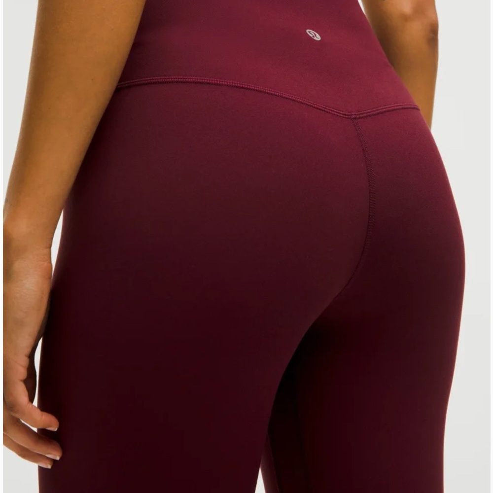 Lululemon Align Cropped Pant Mulled Wine Size 4 NWOT